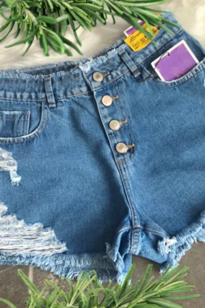 Shorts jeans feminino Sawary – 268552